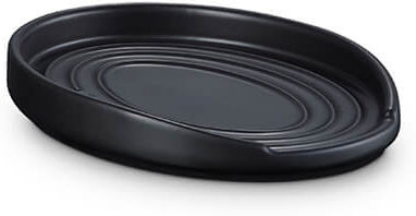 Le Creuset Satin Black Stoneware Spoon Rest
