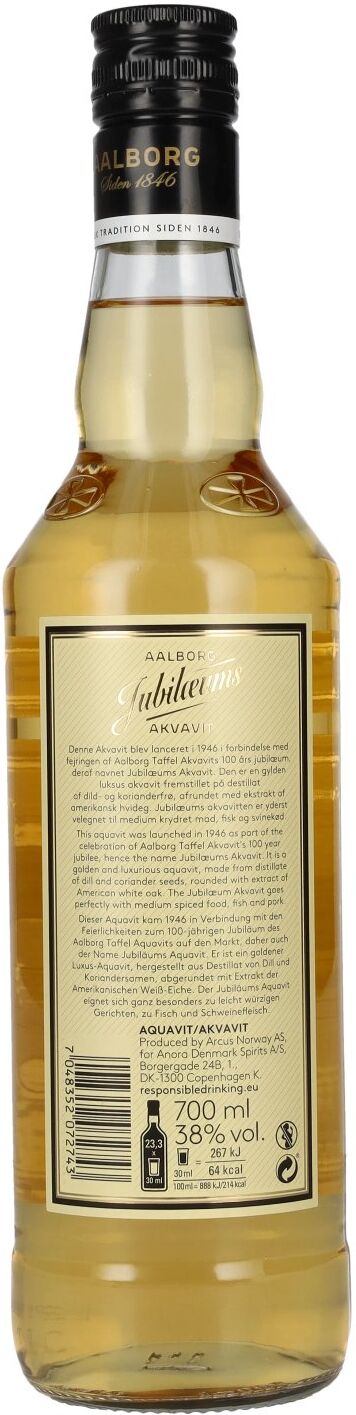 Aalborg Jubiläums Akvavit 38% Vol. 0,7l