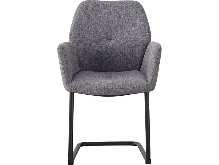 Stuhl Oslos grau Polyester