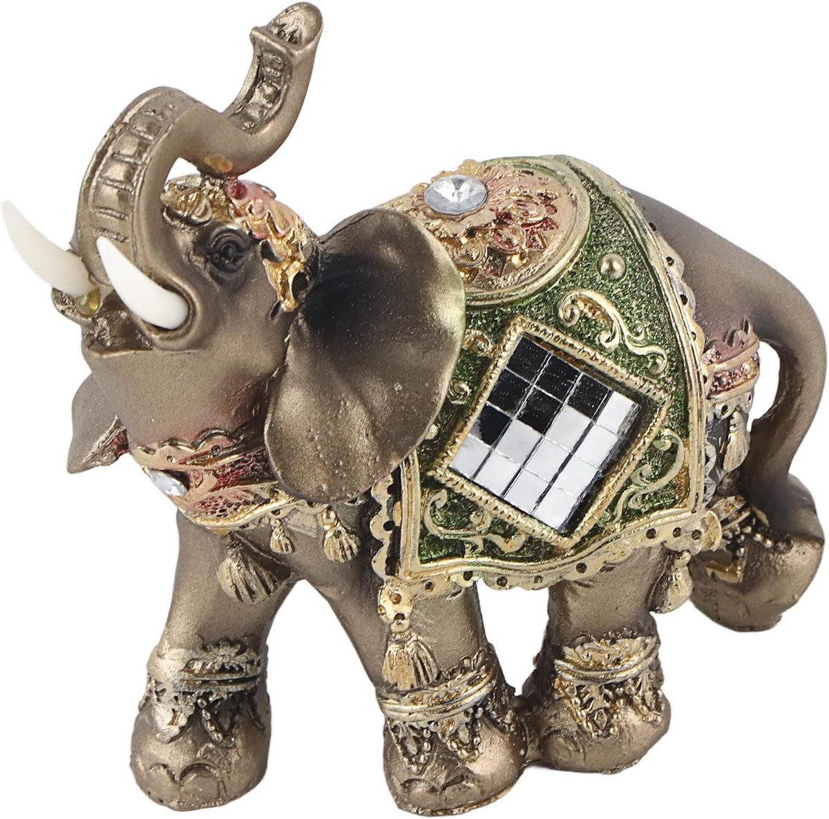 Olifant beeld sculptuur Rijkdom figuur decoratie Feng Shui symbool voor op tafel