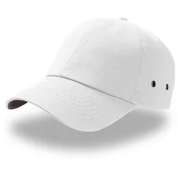 Atlantis Unisex 6-Panel Baseball Kappe 'Aktion' Klassische Cap ACTI white one size