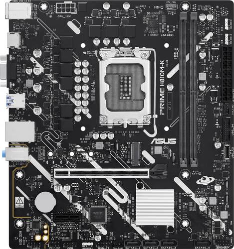 Asus PRIME H810M-K Mainboard Sockel (PC) Intel LGA 1851 Formfaktor (Details) Micro-ATX
