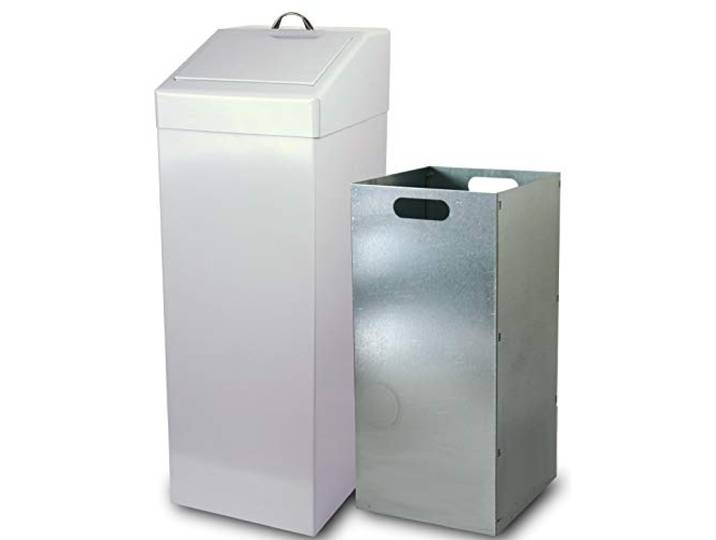 Szagato Abfallbehälter 87 ltr + Innenbehälter 90x34x38cm grau Made in Germany Abfalleimer Abfallsammler Mülleimer großes Volumen Wertstoffsammler groß