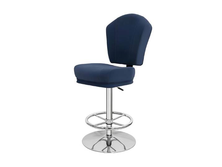 Xlmoebel Barhocker Blauer Metallhocker im modernen Design für stilvolle Räume (Barhocker, 1 St., Barhocker), Hergestellt in Europa