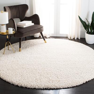 SAFAVIEH Evolution Shag Gwenaele Solid 1.8-inch Thick Rug