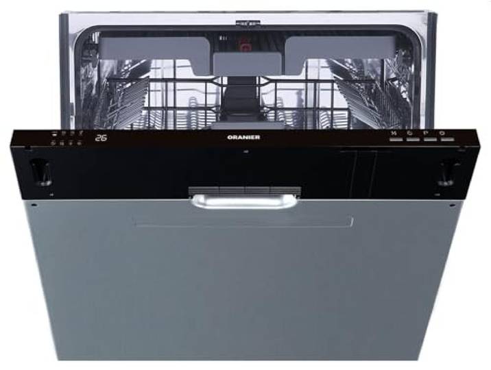 Oranier Einbau Spülmaschine 60 cm - integrierbare Geschirrspülmaschine mit LED Innenbeleuchtung - 5 Programme - Spülautomat für 16 Gedecke - GXV570