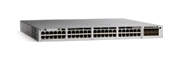 Cisco Catalyst C9300-48UXM-E Managed L2/L3 Switch met 10 Gigabit Ethernet en PoE ondersteuning, 1U Rackmount