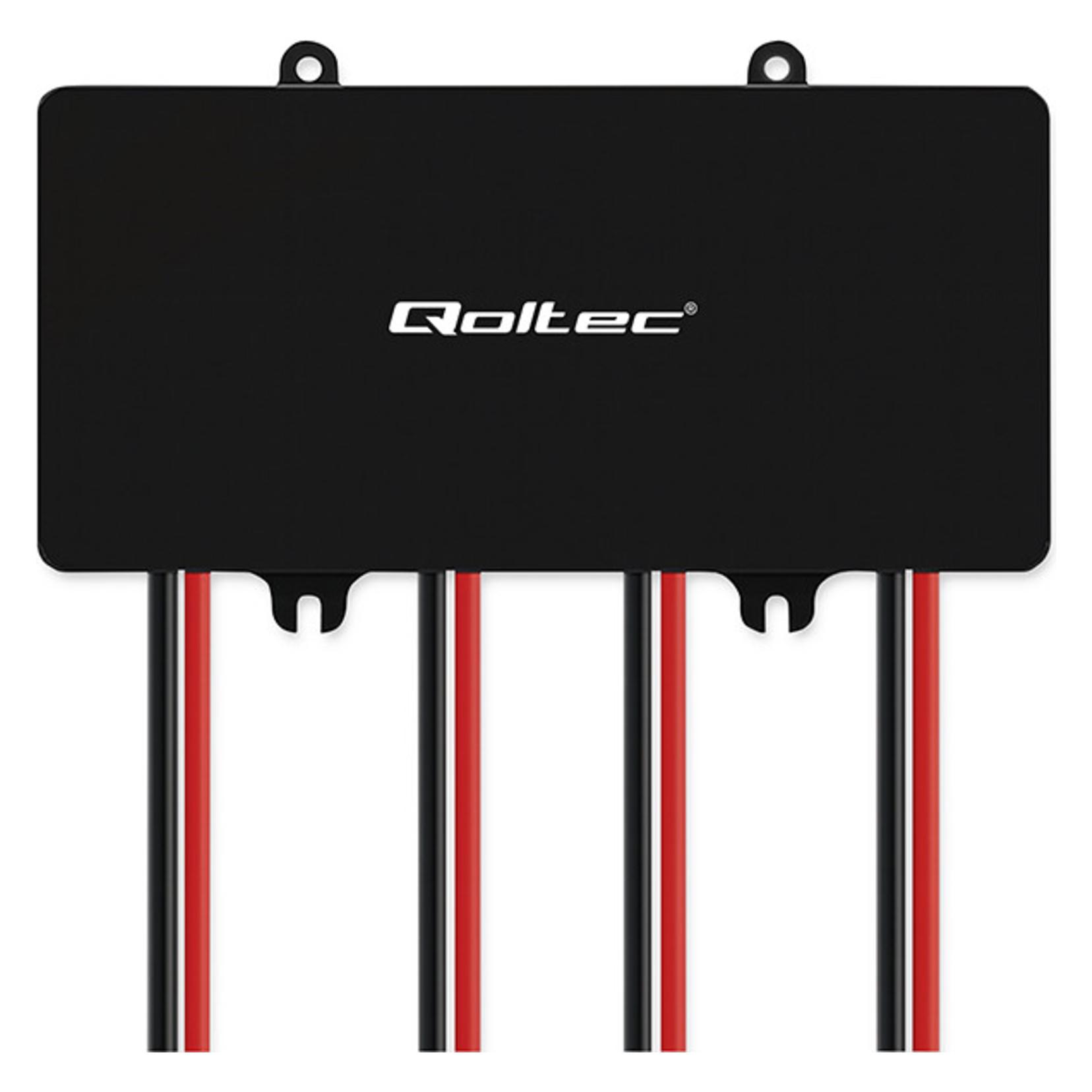 Qoltec 48V Spannungsausgleicher für 4x12V, 10A, LiFePO4 AGM GEL Batterien (51098)