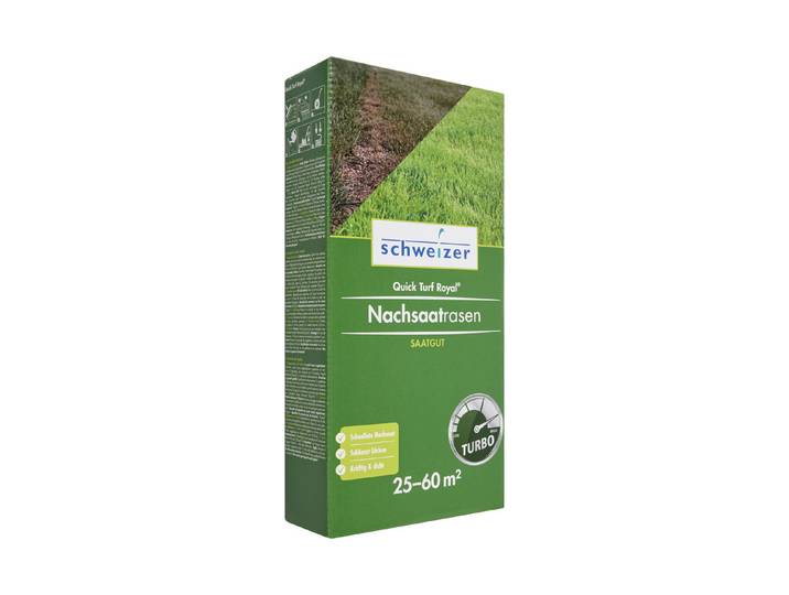 Schweizer Nachsaatrasen Quick-Turf Royal 1.25 kg 50 m²