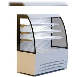 A&S polarny Gastro Wandkühlregal Kühlregal Kühlverkaufsregal 1200x660x1440mm 370l Schiebetür