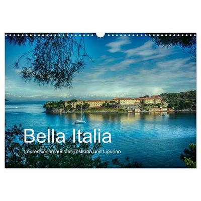 Bella Italia – Impressionen aus der Toskana und Ligurien (Wandkalender 2027 DIN A3 quer), CALVENDO Monatskalender