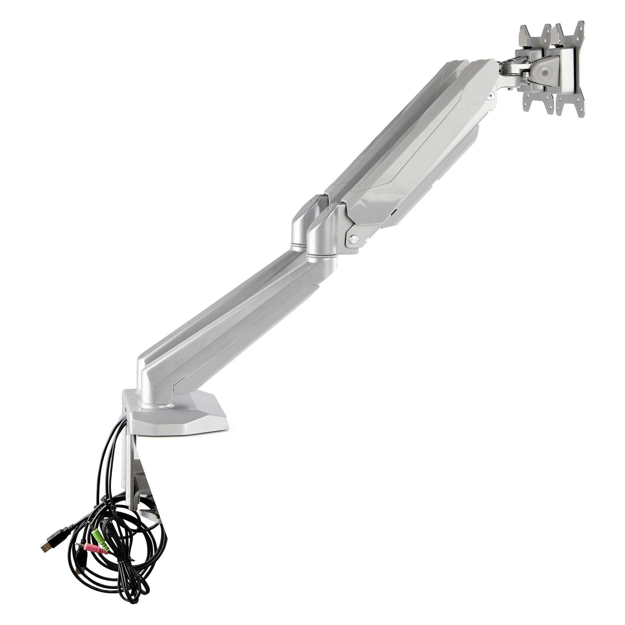 StarTech ARMSLIMDUOS Monitorhalterung (duale Gelenkarme, individuel einstellbar, für 15- (Tisch, 32", 16 kg) (ARMSLIMDUOS)