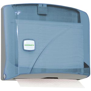 Sanismart Handtuchspender Viola, 3467-1, für 200 Falthandtücher, Kunststoff, blau