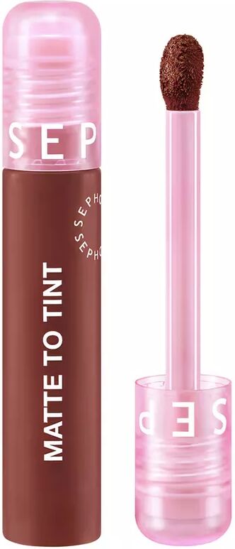 SEPHORA - Matte To Tint - Matter weichzeichnender Lip Tint, 6 ml,  Toned maple