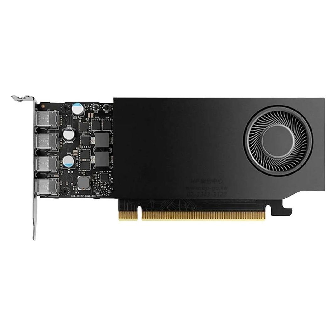 HP NVIDIA RTX A400 4 GB with Mini Bracket 4mDP Graphics (4 GB, GDDR6) (AV8J3AA)