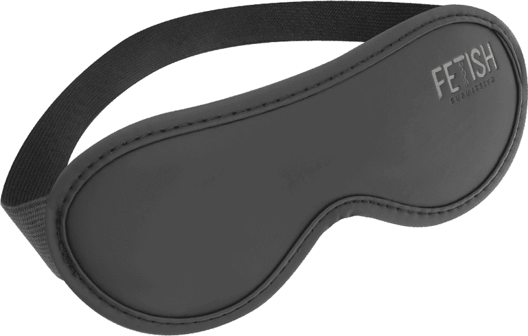 Fetish Submissive Bondage Masque Cuir Végan II Doublure Néoprène