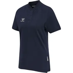 hummel MOVE Grid Poloshirt Damen 7026 - marine XXL