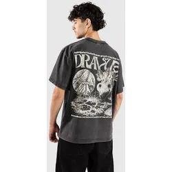 Dravus Rotted Boxy T-Shirt vintage black Gr. M