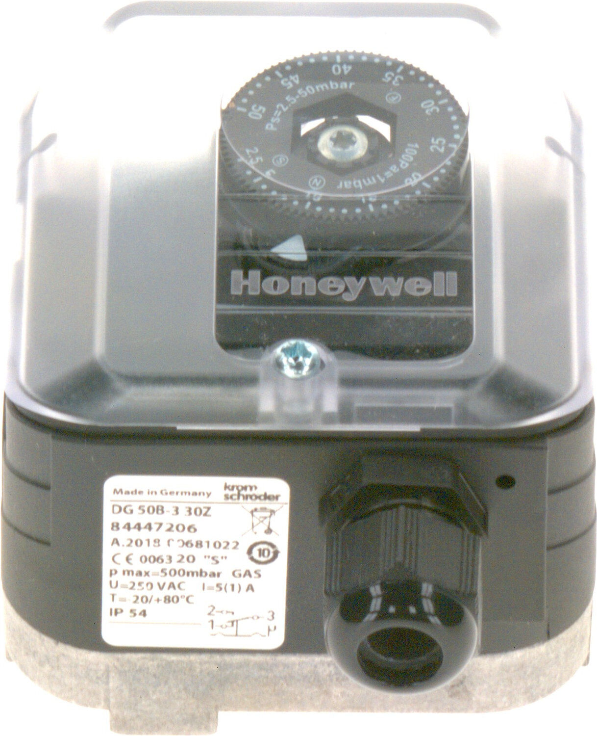 Bosch pièce détachée TTNR: 8718573496 8718573496 pressostat gaz DG 50 B everp