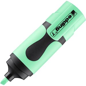 Edding Textmarker 7, Mini Highlighter, Strichbreite 1 - 3mm, pastellgrün