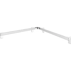 Keuco Axess Dusch-/Wannenhandlauf 35011178800 Aluminium silber-eloxiert/verchromt, 850 x 850 mm