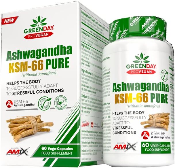 Amix Greenday Ashwangandha KSM-66 Pure 60 VCaps