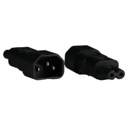 EFB EB515.2 Netzadapter IEC C14 - IEC C7, Kaltgerätestecker - Euro 8 Buchse EB5152