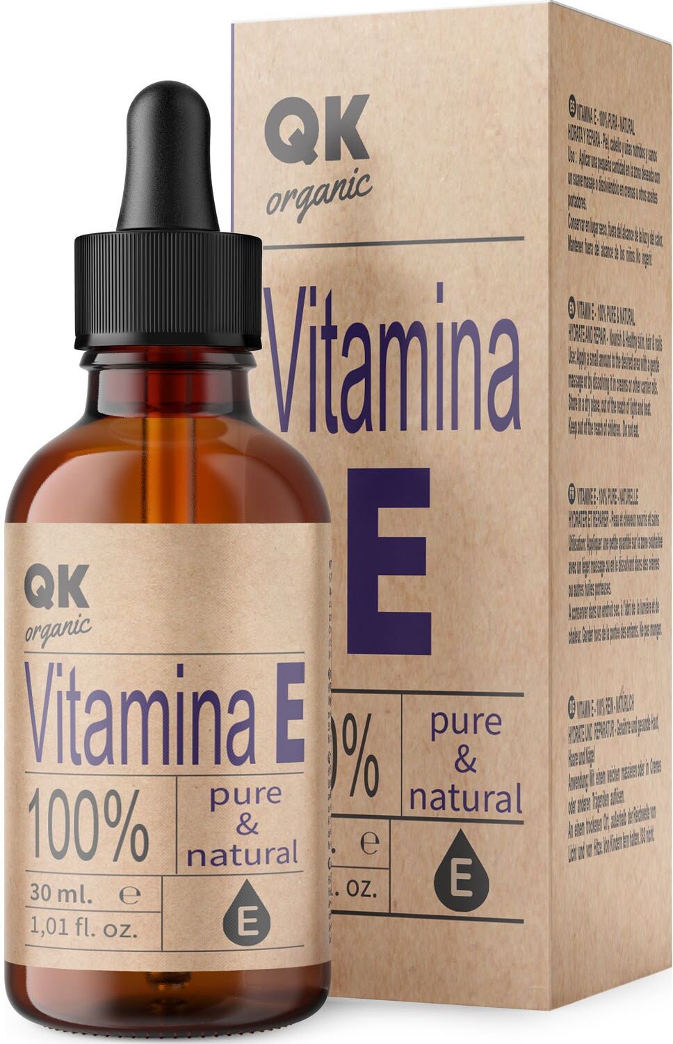 QKnatur Vitamina E Líquida Pura 30ml