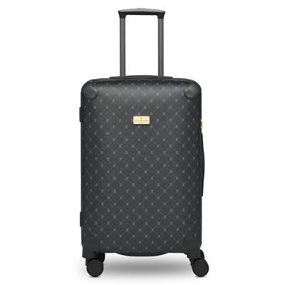Trolley LAZAROTTI "Palermo 4 Rollen Trolley M 66 cm", Gr. 84 l, schwarz, Polypropylen, Koffer