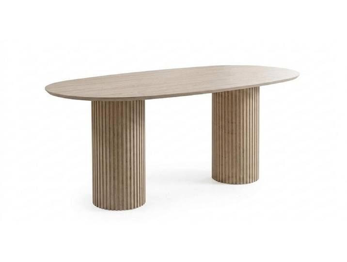 JVmoebel Esstisch Tisch Esstisch Möbel Beige Einrichtung Essbereich, Made in Europa