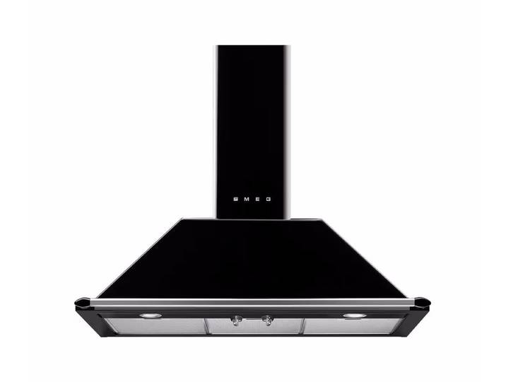 Smeg KT90BLE Dunstabzugshaube 90cm – Wandhaube/Dunstabzugshaube Wand – schwarz