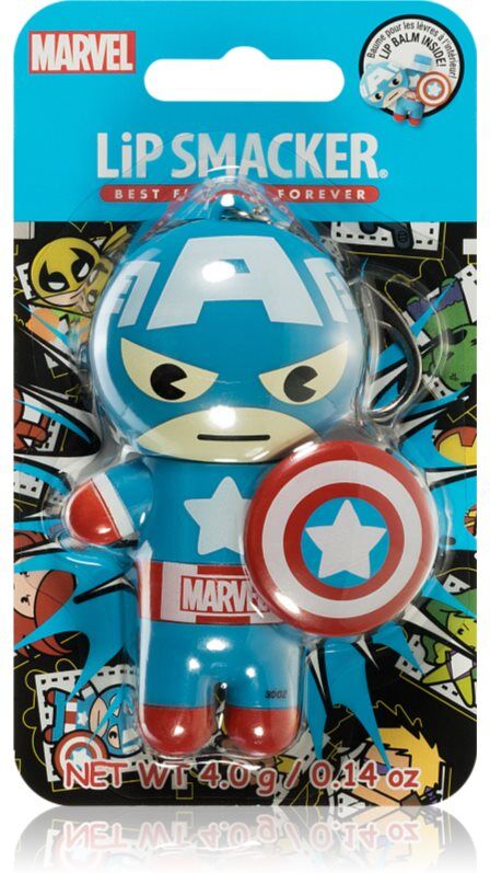 Lip Smacker Marvel Captain America Lip Balm flavour Red, White & Blue-Berry 4 g