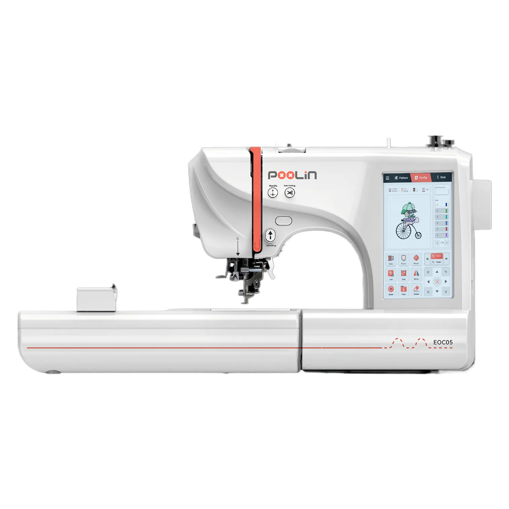 PooLin EOC05 Embroidery Machine PE0501P