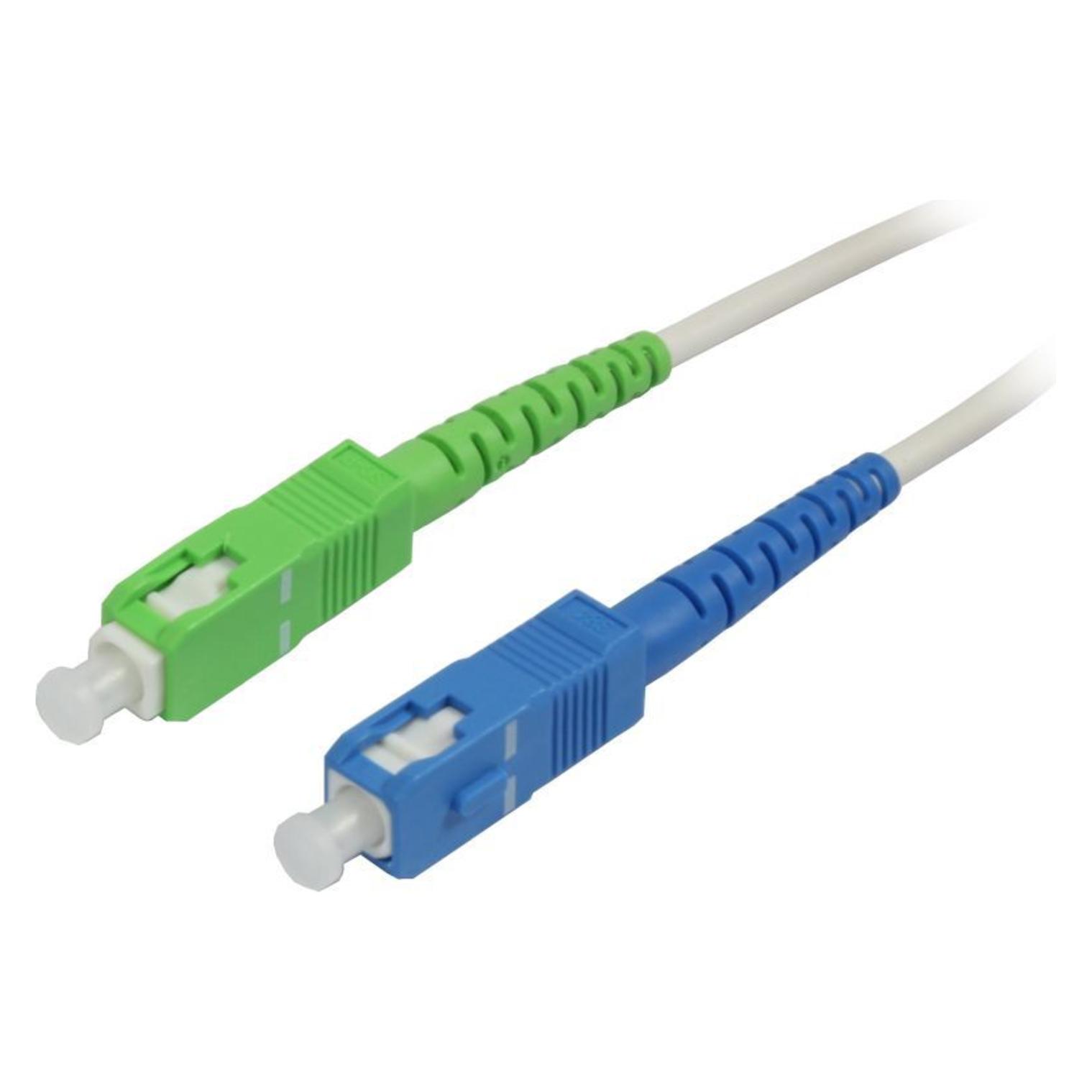 Synergy 21 LWL-1-Faser-Patchk. 5mtr.SC-SC(APC8Grad), 9/125u, Schrägschliff (5 m) (S215623)
