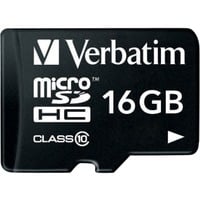 microSDHC 16 GB Class 10, Speicherkarte schwarz, UHS-I U1, Class 10, V10