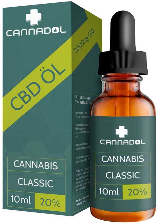 CBD 20% Bio Cannadol Hanfextrakt Classic Tropfen 10ml