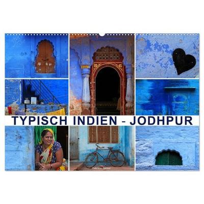 Typisch Indien - Jodhpur (Wandkalender 2027 DIN A2 quer), CALVENDO Monatskalender