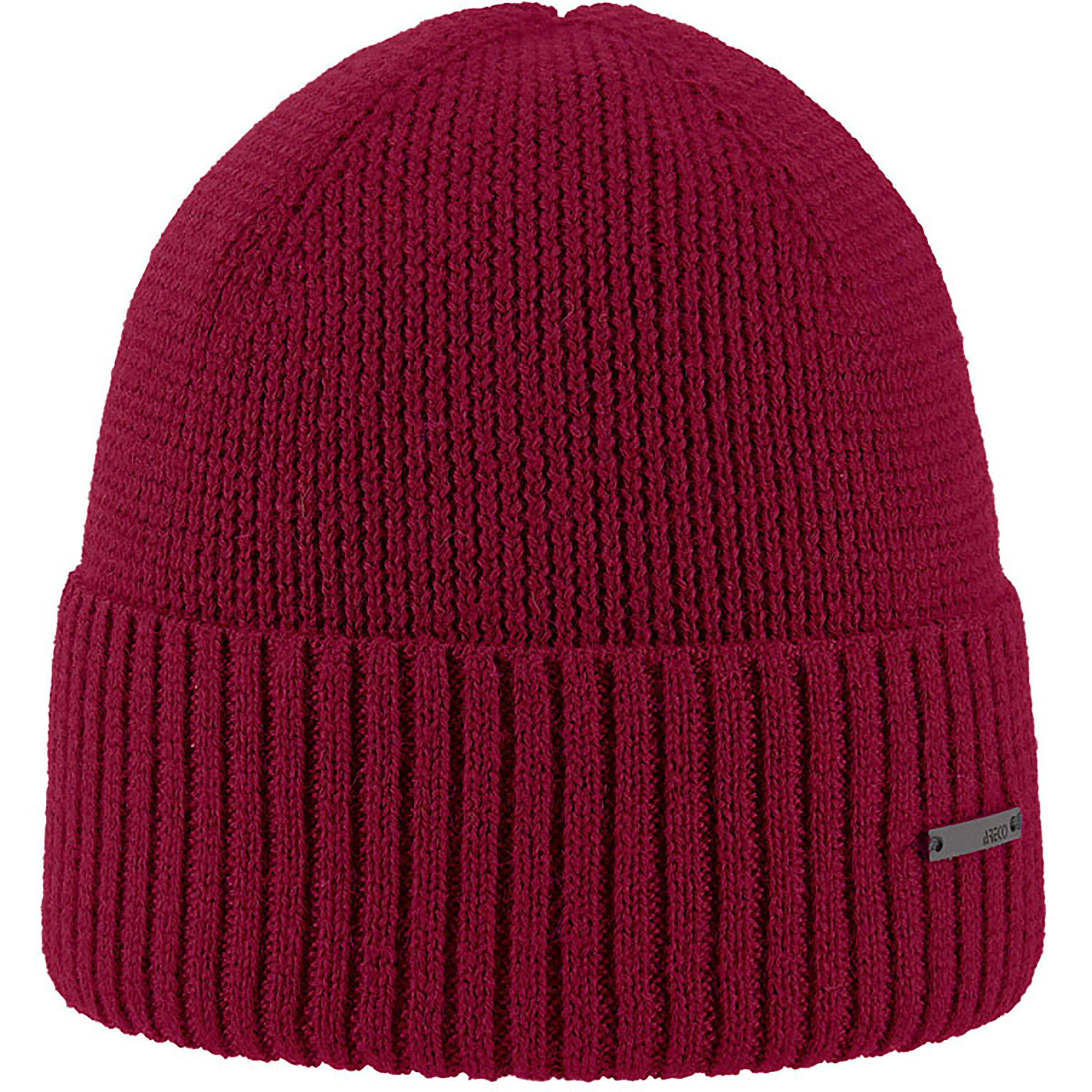 Areco Merino Damen Mützen & Beanies rot Lifestyle Atmungsaktiv Merinowolle