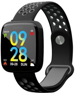 Inspired Deals F15 Smart Fitness Tracker With 1.3 Inch IPS Display, Heart Rate Monitor & Blood Oxygen Tracking black