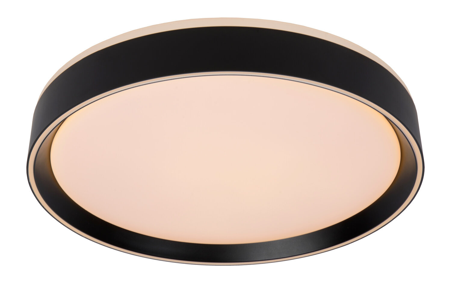 Lucide NURIA Plafonnière Zwart - LED - Dimbare - Ø 40 cm