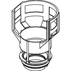 Tece -Ersatzteil Ventilsitz für Ablaufventil A 6 inkl. Drossel, D =44 mm, 9820653 9820653