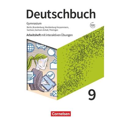 Deutschbuch Gymnasium - Östliche Bundesländer - 2023 - 9. Klasse - Arbeitsheft mit interaktiven Übungen online mit Lösungen, Taschenbuch von ,