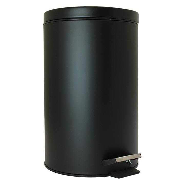 Perel Pedal bin - 14 l - Metal black (14 l) (BIN-360002)