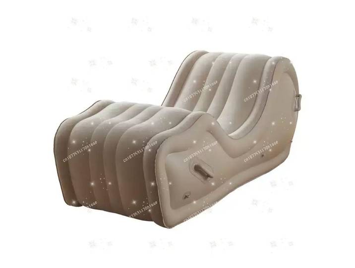 Canapé paresseux Simple inclinable, entièrement automatique, coussin d'air Portable d'extérieur, chaise gonflable en PVC