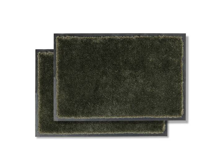 Astra Fussmatte FÜR Innen Lava 2ER Set, Grün, 60x80 cm, Teppiche und Böden, Schmutzfangmatten, Fußmatten