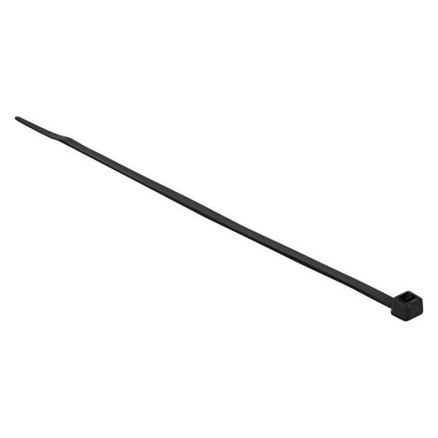 Delock Kabelbinder kälteresistent L 380 x B 4,8 mm schwarz 100 Stück (Klettkabelbinder, 380 mm, 100 Stk.) (19227)