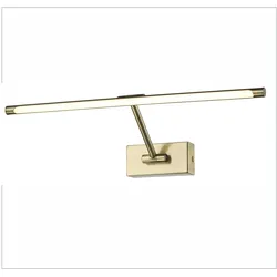 Papuq LED-Wandleuchte 8 W, warmweiß 3000 K, Antikbronze 48 cm, traditionell elegant, schwenk- und drehbar.