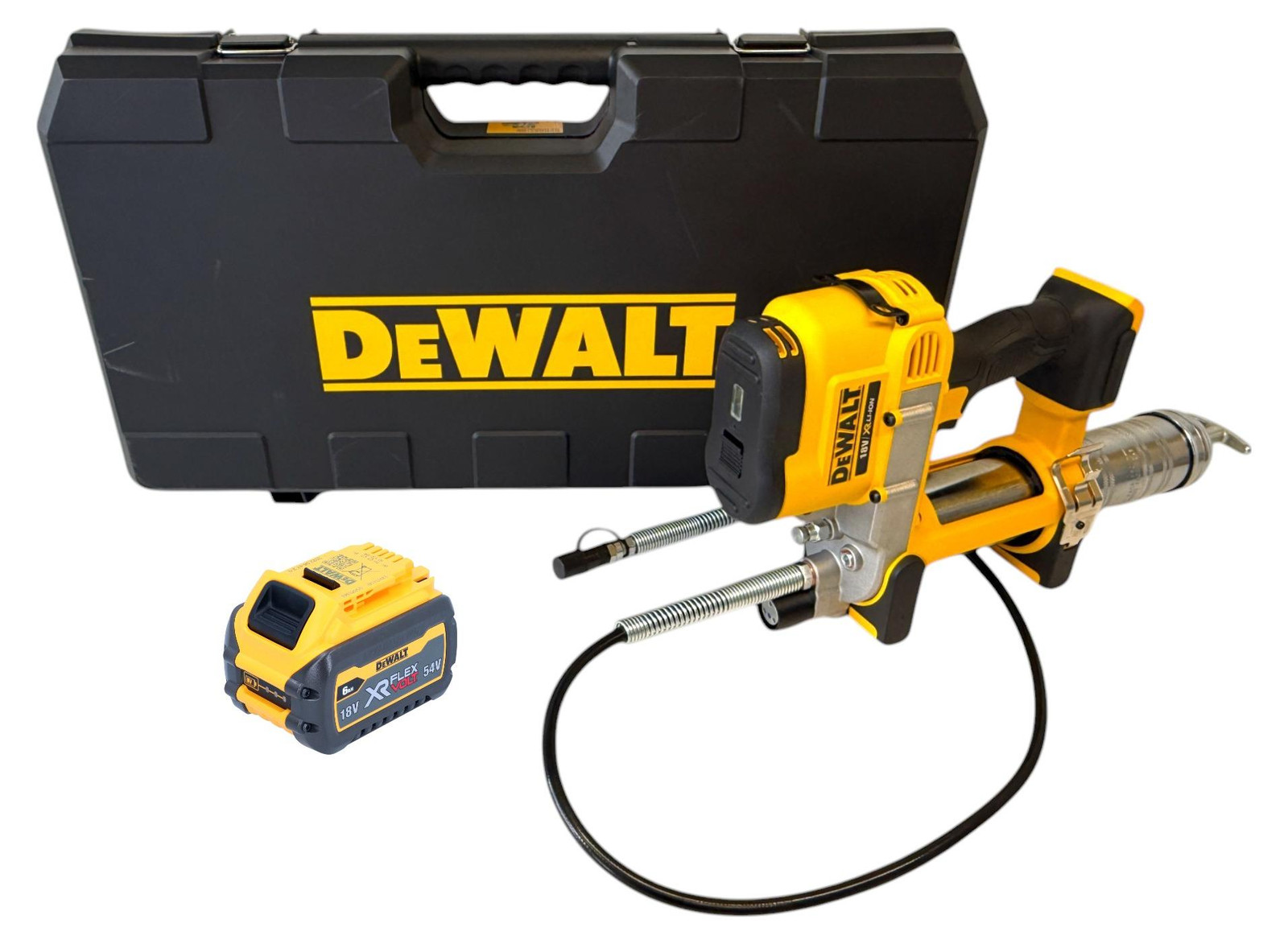 DeWalt DCGG 571 NK accu vetspuit 18 V met 1x Powerstack accu 5.0 Ah