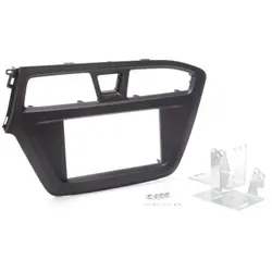  Radioblende HYUNDAI i20 ab 2015 2DIN schwarz Installer Kit 