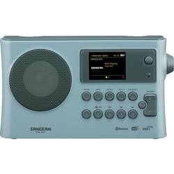 Sangean WFR-28BT Internet Tischradio DAB+, FM WLAN, Bluetooth®, AUX Akku-Ladefunktion, Spotify Hellblau A500494